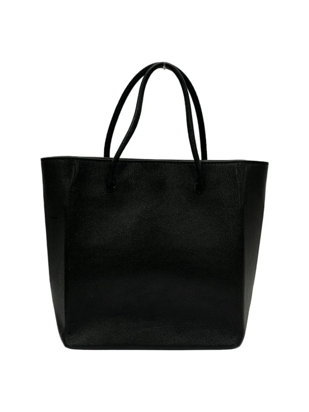 Balenciaga Tote Shopping XXS Black Leather